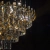 Żyrandol glamour złoto-czarny metalowy 6-punktowy 6260/6 z serii TOLEDO - Lampy Elem